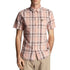 Lyle & Scott Linen Check Short Sleeve Palm Pink Shirt SW2011V X238